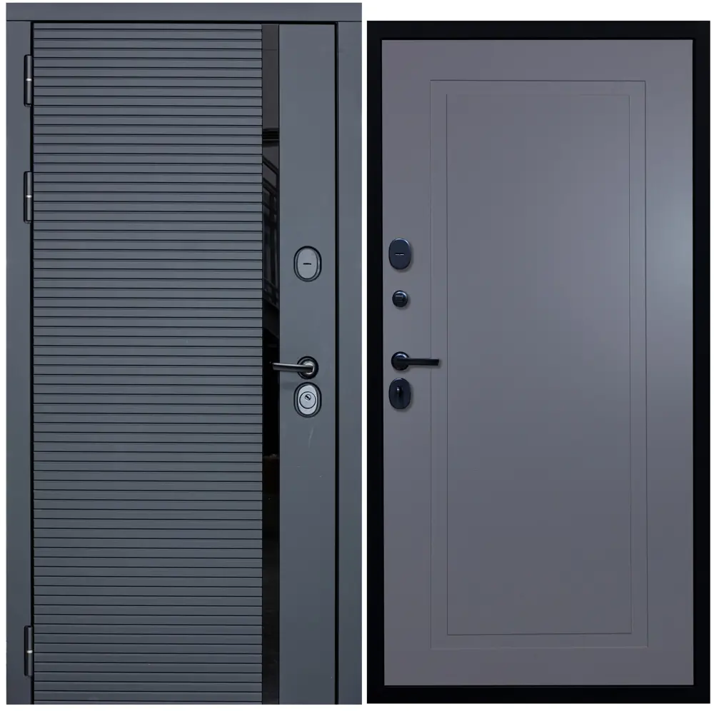 Фото Входная дверь Diva ДХ-45 205x86см левый черный кварц/Н10 силк маус Фото Входная дверь Diva ДХ-45 205x86см левый черный кварц/Н10 силк маус