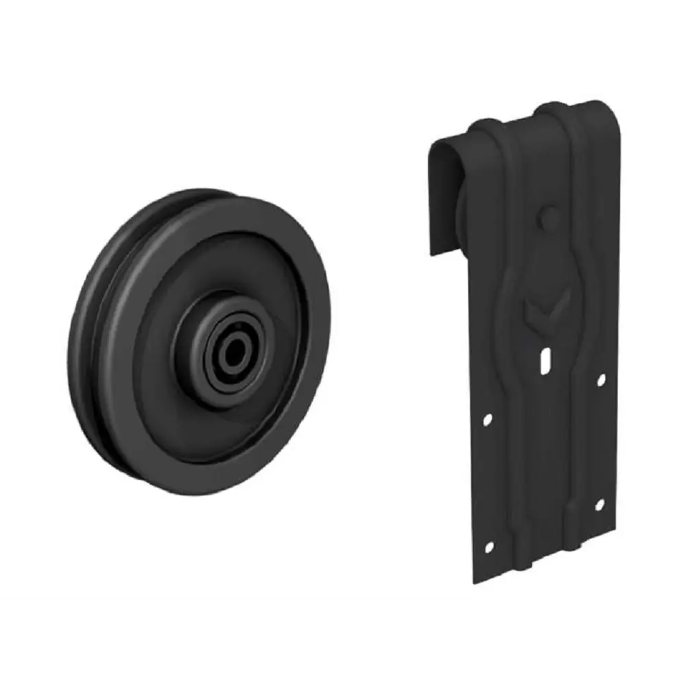Фото 2 Комплект фурнитуры Valcomp Ymir на 1 дверь Roc Design цвет черный Фото 2 Комплект фурнитуры Valcomp Ymir на 1 дверь Roc Design цвет черный