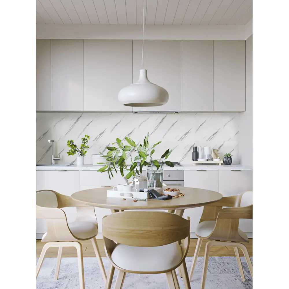 Фото 3 Комплект панелей ПВХ Bazzart Белый керамогранит матовый 300x300мм 3.15м² 35шт Фото 3 Комплект панелей ПВХ Bazzart Белый керамогранит матовый 300x300мм 3.15м² 35шт