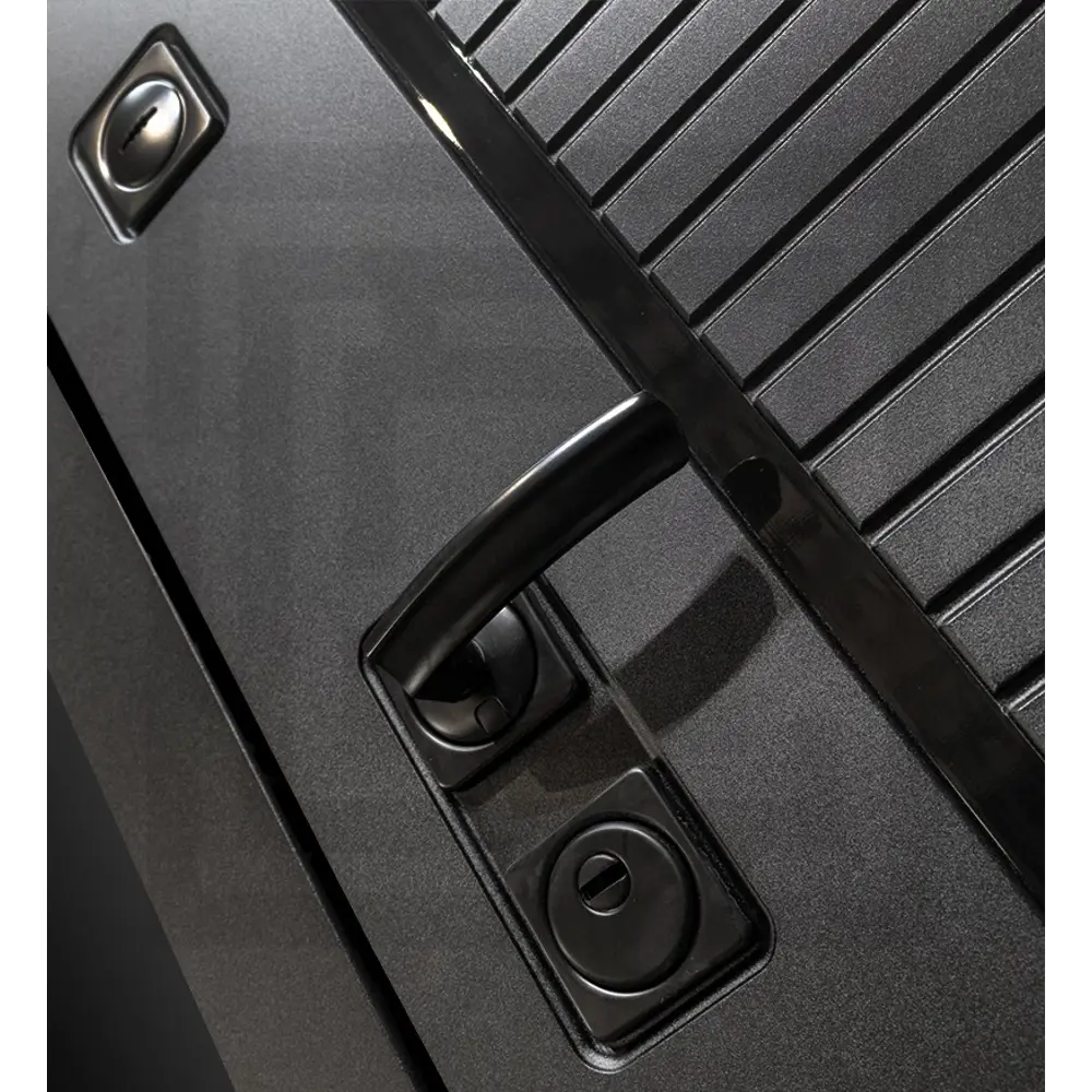 Фото 2 Входная дверь Labirintdoors Пиано правый П24 205x88см бетон светлый/черный кварц Фото 2 Входная дверь Labirintdoors Пиано правый П24 205x88см бетон светлый/черный кварц