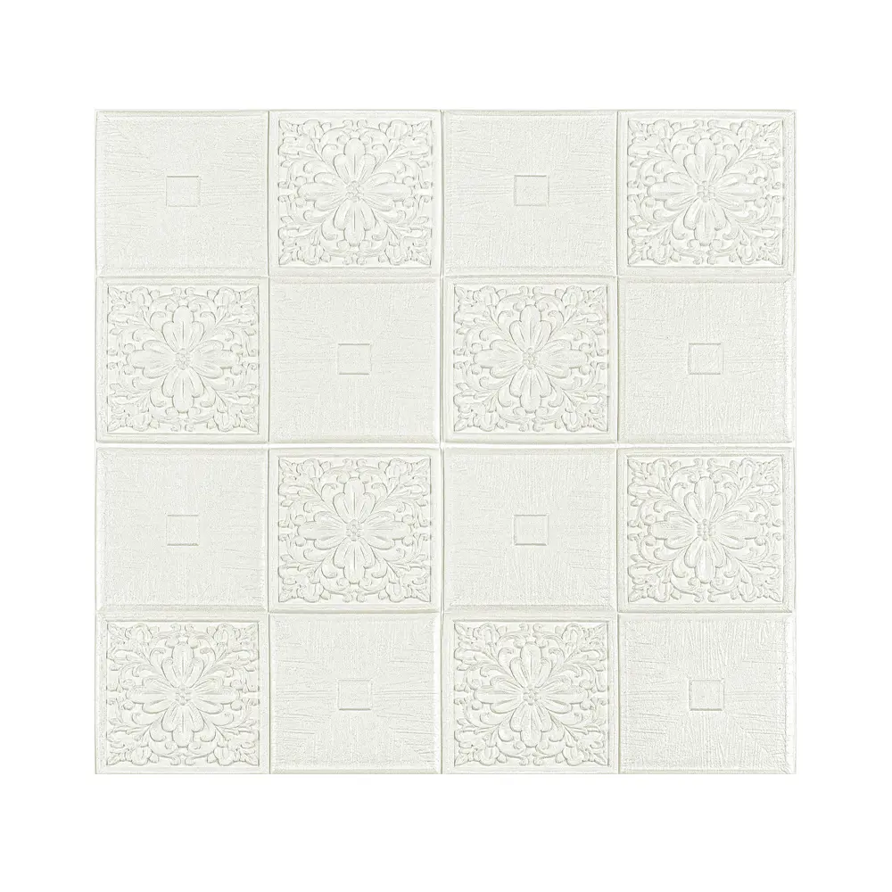 Фото 3 Комплект панелей ПВХ Lako decor Потолочная серия 700x700мм 2.45м² 5шт белый 2 Фото 3 Комплект панелей ПВХ Lako decor Потолочная серия 700x700мм 2.45м² 5шт белый 2