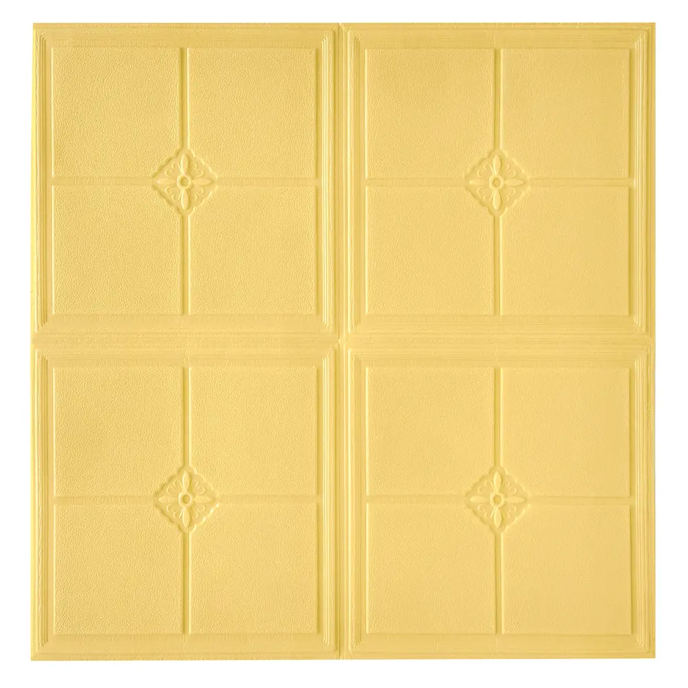 Фото Комплект панелей ПВХ Lako decor Модерна 700x700x6мм 2.45м² 5шт бежевый Фото Комплект панелей ПВХ Lako decor Модерна 700x700x6мм 2.45м² 5шт бежевый