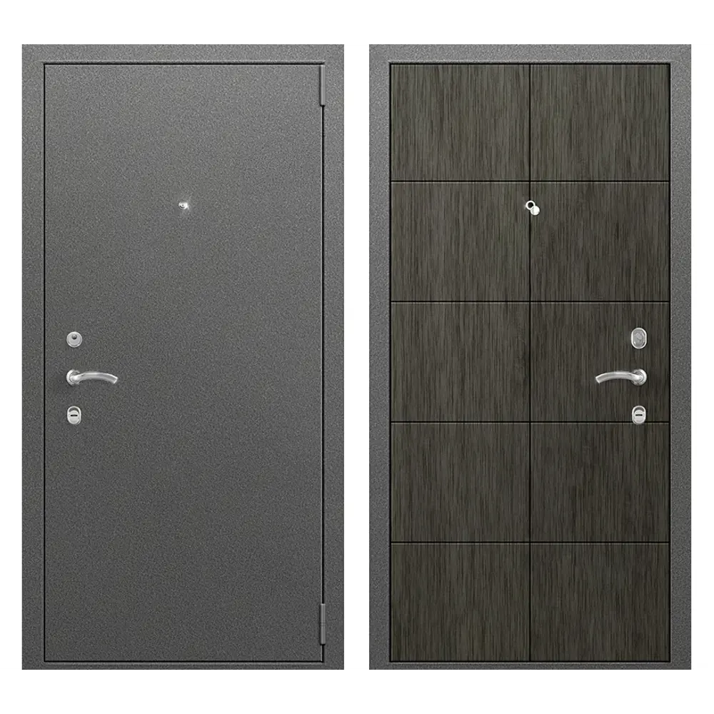 Фото Дверь входная Амега Уют 2 110x180см правый дуб серый Фото Дверь входная Амега Уют 2 110x180см правый дуб серый