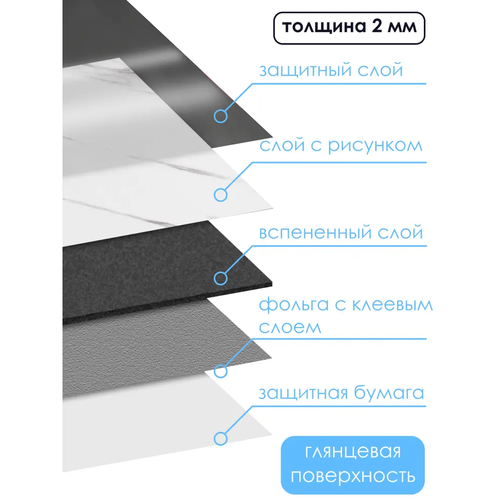 Фото Панель ПВХ Центурион Мрамор белый 600x300мм 0.18м² Фото Панель ПВХ Центурион Мрамор белый 600x300мм 0.18м²