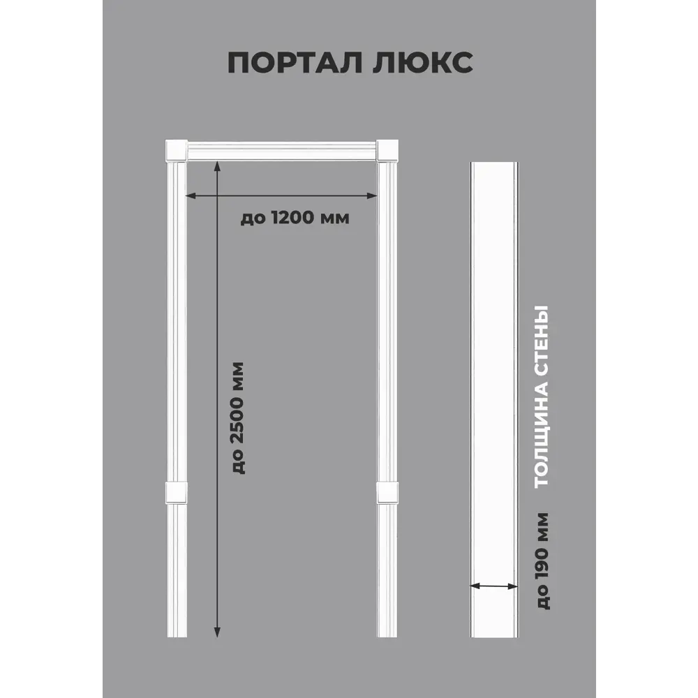 Фото 3 Арка межкомнатная Лесма стиль Портал люкс 250x50-120см эковенге Фото 3 Арка межкомнатная Лесма стиль Портал люкс 250x50-120см эковенге