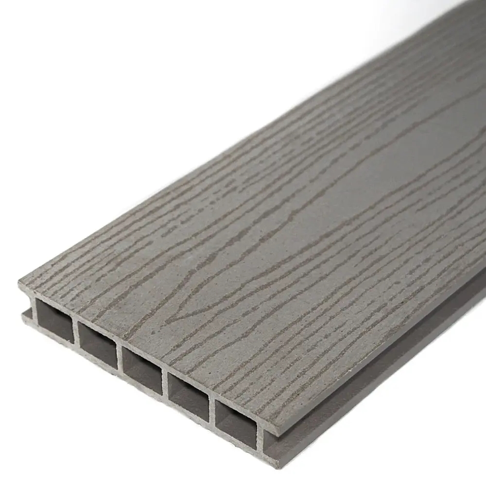 Фото Террасная доска ДПК Faynag Legno цвет серебро 1500x150x24мм структура дерева 0.45м² 2шт