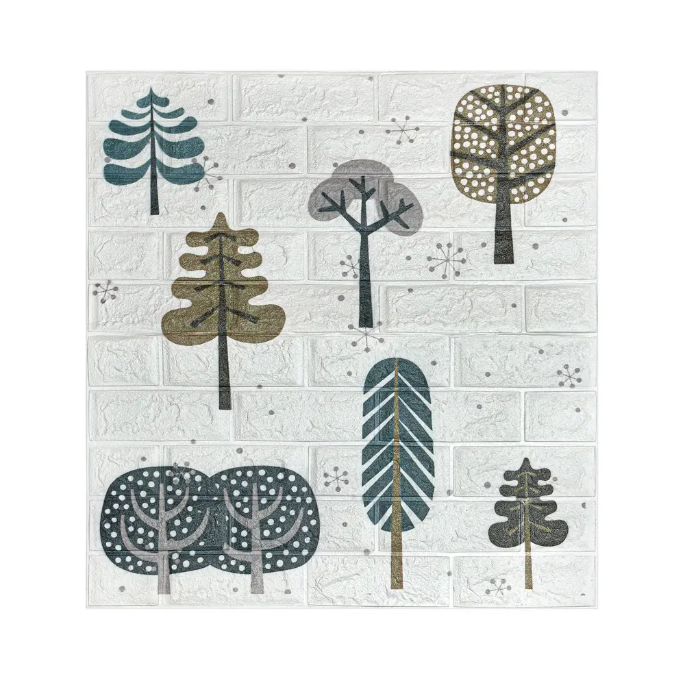 Фото Панель ПВХ Lako decor Деревья 770x700мм 0.54м² 1шт белый Фото Панель ПВХ Lako decor Деревья 770x700мм 0.54м² 1шт белый