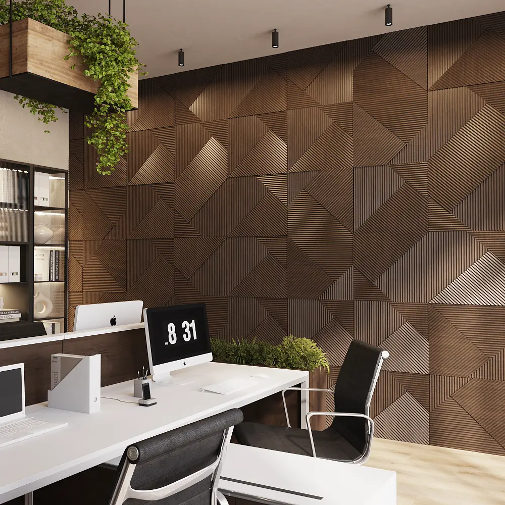 Фото 5 3D гипсовая панель Artpole Fields-2 600x600x23мм 0.36м² цвет дуб мелвилл Фото 5 3D гипсовая панель Artpole Fields-2 600x600x23мм 0.36м² цвет дуб мелвилл