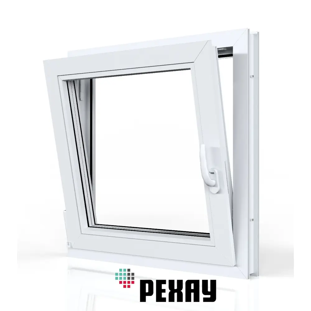 Фото 6 Пластиковое окно ПВХ Рехау Blitz 600x600мм (ВхШ) одностворчатое поворотно-откидное левое двухкамерный стеклопакет белый/золотой дуб Фото 6 Пластиковое окно ПВХ Рехау Blitz 600x600мм (ВхШ) одностворчатое поворотно-откидное левое двухкамерный стеклопакет белый/золотой дуб