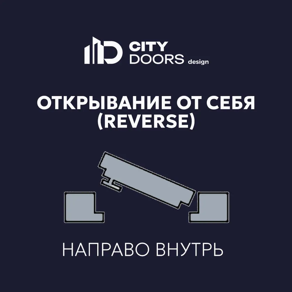 Фото 2 Дверь скрытая CityDoors Secret глухая 60x200см грунтовка правое внутреннее открывание цвет короба серый с замком и петлями Фото 2 Дверь скрытая CityDoors Secret глухая 60x200см грунтовка правое внутреннее открывание цвет короба серый с замком и петлями