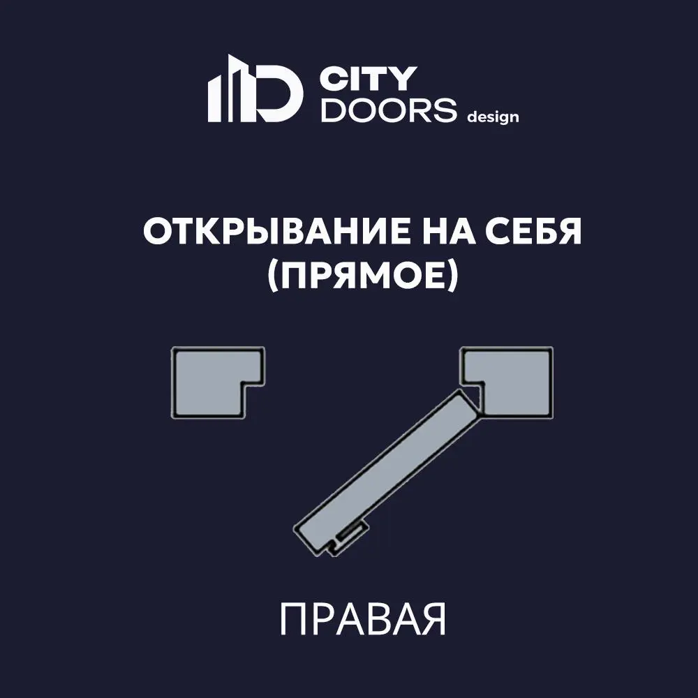 Фото 2 Дверь скрытая CityDoors Secret глухая 70x200см правое наружное открывание цвет короба черный с замком и петлями
