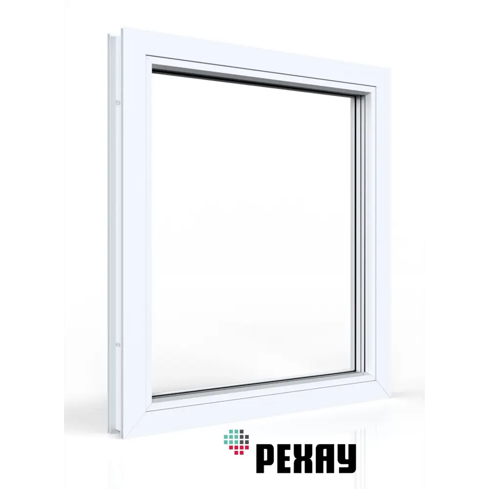 Фото 2 Пластиковое окно ПВХ Rehau глухое 800x600мм (ВхШ) двухкамерный стеклопакет антрацитово-серый/белый Фото 2 Пластиковое окно ПВХ Rehau глухое 800x600мм (ВхШ) двухкамерный стеклопакет антрацитово-серый/белый
