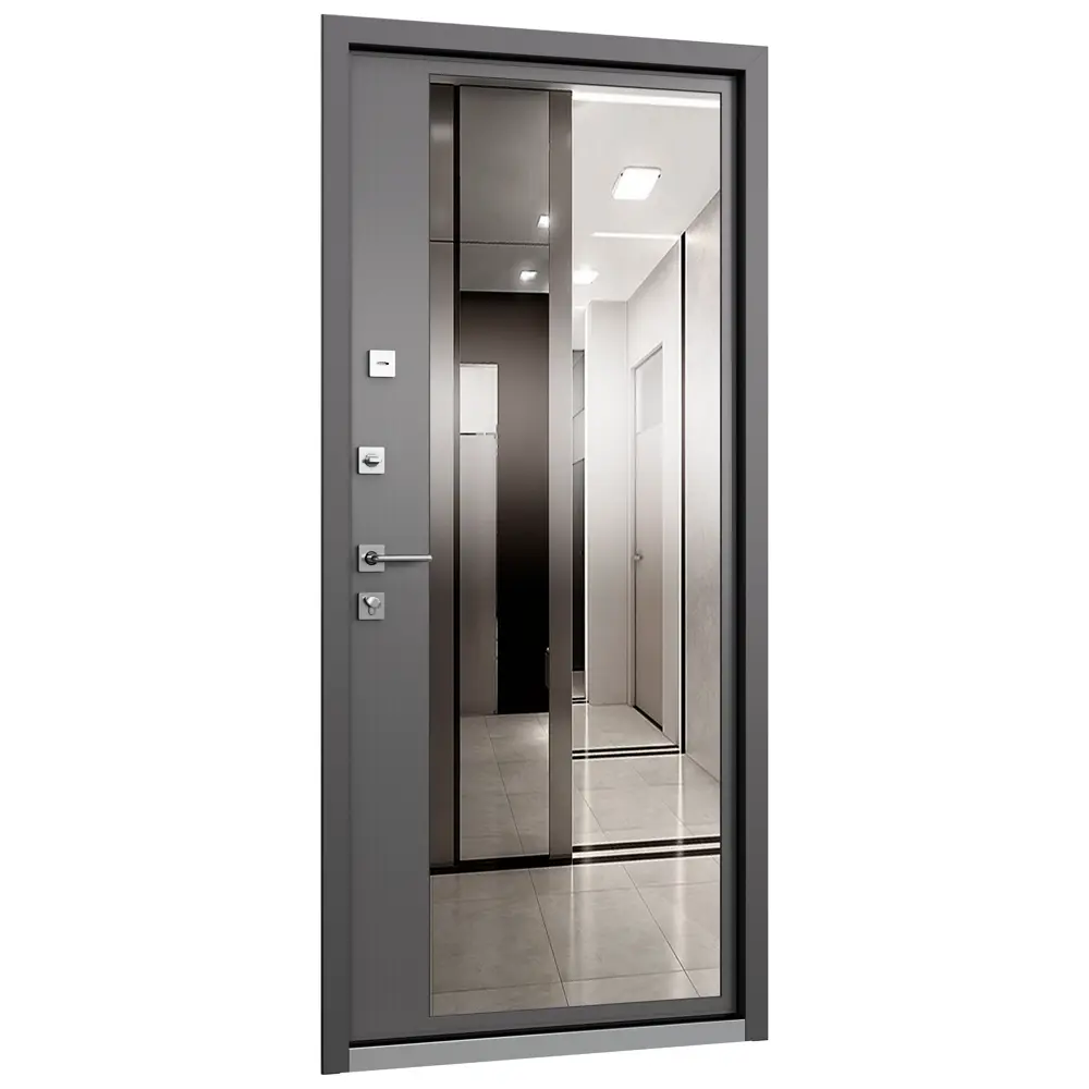 Фото 6 Входная дверь Torex Comfort X 205x95см левый цвет оскуро/колоре гриджио с зеркалом Фото 6 Входная дверь Torex Comfort X 205x95см левый цвет оскуро/колоре гриджио с зеркалом
