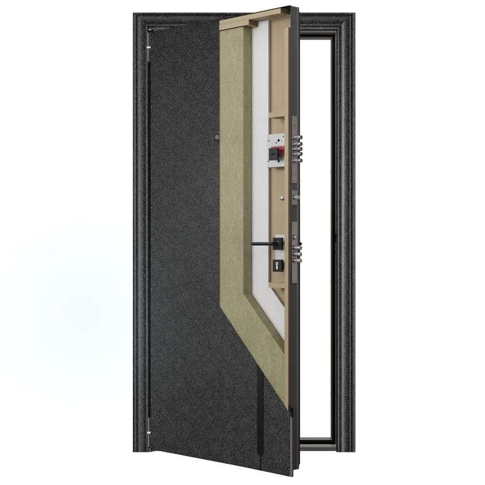 Фото 5 Входная дверь Torex Comfort X левый 205x86см цвет крема Фото 5 Входная дверь Torex Comfort X левый 205x86см цвет крема