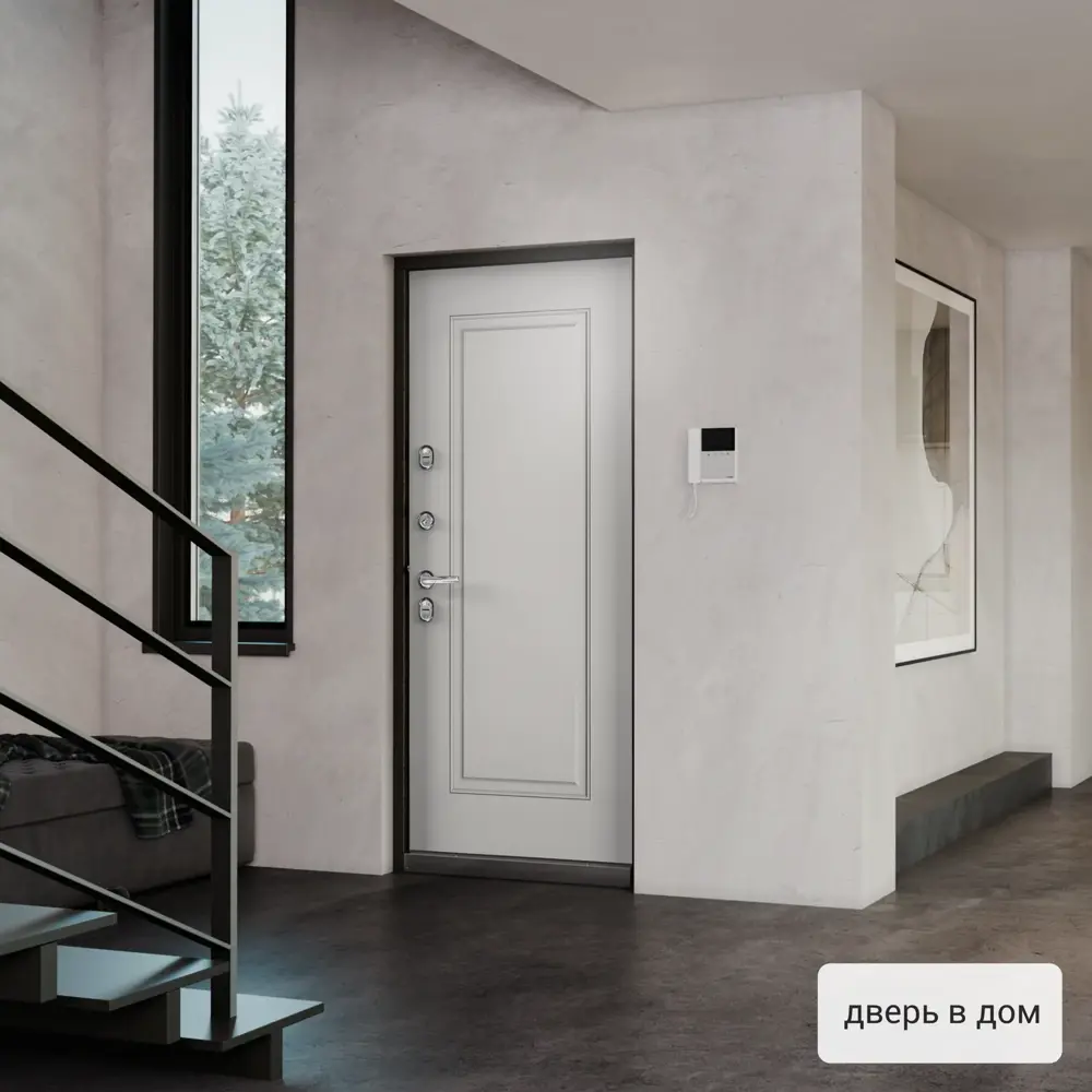 Фото 4 Входная дверь Torex Village advanced левый 205x95см цвет бьянко