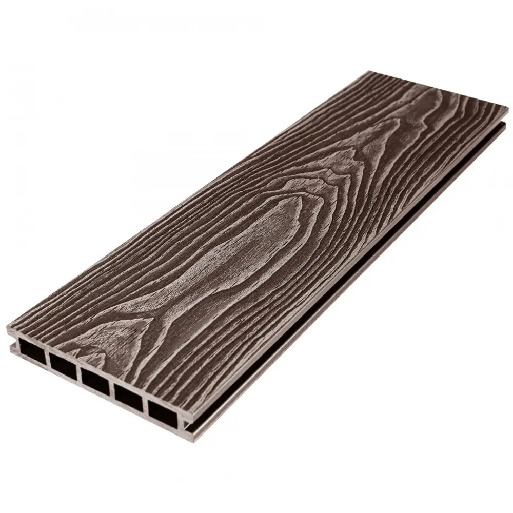 Фото 2 Террасная доска ДПК Rusdecking цвет венге 1500x150x24мм двусторонний структура дерева 0.45м² 2шт Фото 2 Террасная доска ДПК Rusdecking цвет венге 1500x150x24мм двусторонний структура дерева 0.45м² 2шт
