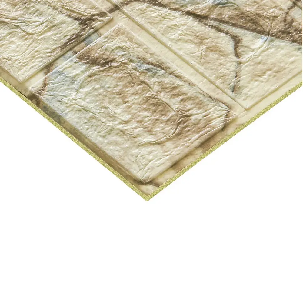 Фото 6 Панель ПВХ Lako decor Каменная кладка 27 бежевый 6000x700x6мм 4.2м² Фото 6 Панель ПВХ Lako decor Каменная кладка 27 бежевый 6000x700x6мм 4.2м²