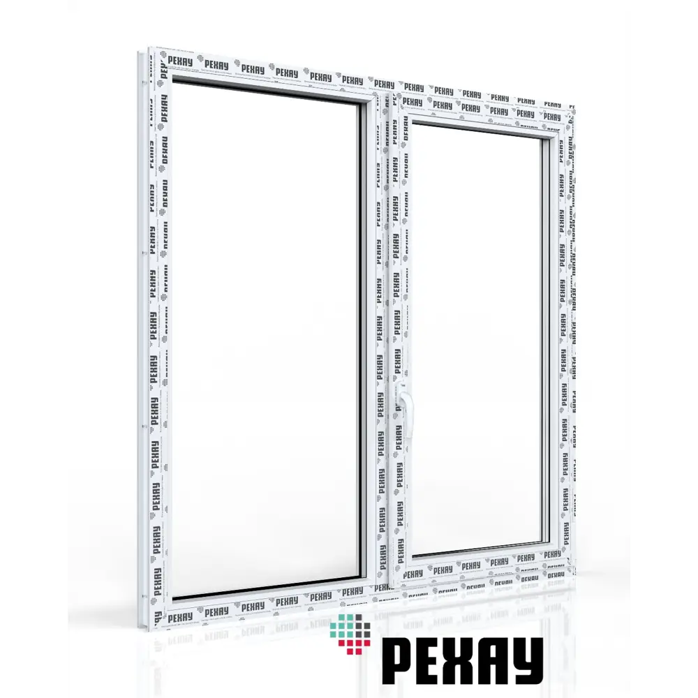 Фото 3 Пластиковое окно ПВХ Рехау Blitz 1500x1500мм (ВхШ) двухстворчатое глухое левое/поворотно-откидное правое однокамерный стеклопакет цвет белый Фото 3 Пластиковое окно ПВХ Рехау Blitz 1500x1500мм (ВхШ) двухстворчатое глухое левое/поворотно-откидное правое однокамерный стеклопакет цвет белый