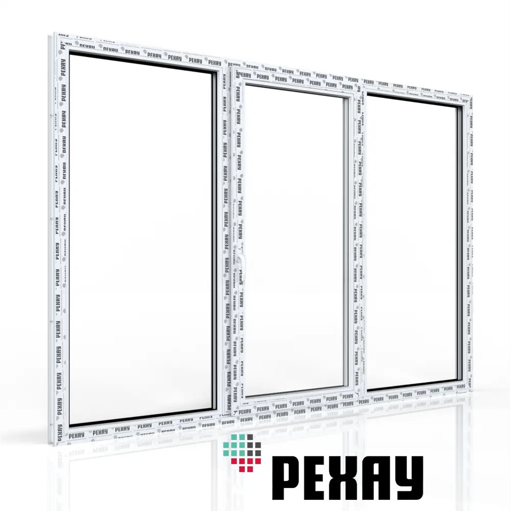 Фото 2 Пластиковое окно ПВХ Рехау Blitz 1400x1800мм (ВхШ) трехстворчатое глухое/поворотно-откидное правое/глухое однокамерный стеклопакет цвет белый Фото 2 Пластиковое окно ПВХ Рехау Blitz 1400x1800мм (ВхШ) трехстворчатое глухое/поворотно-откидное правое/глухое однокамерный стеклопакет цвет белый