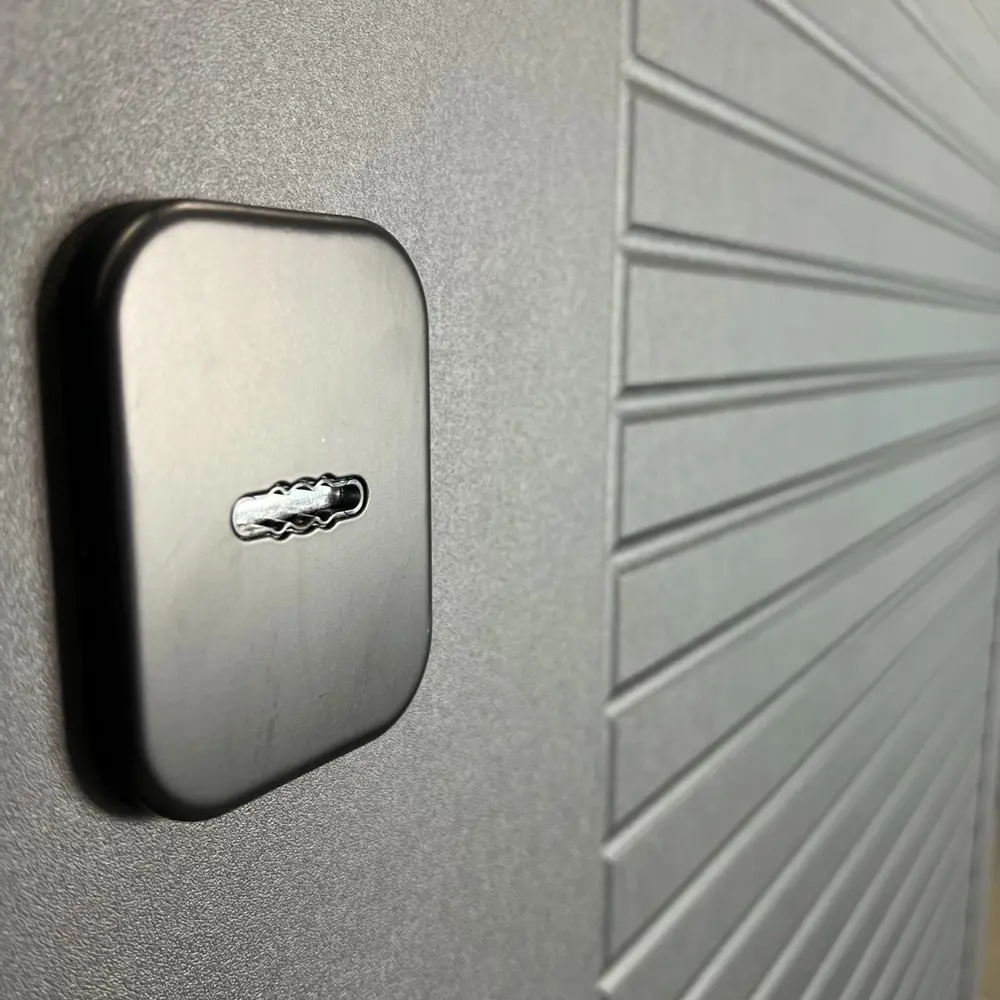 Фото 2 Входная дверь Diva Foreman Т-13 левый 205x86см цвет графит/эмалит белый