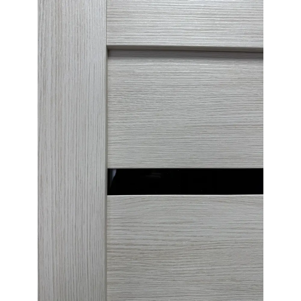 Фото 6 Дверь межкомнатная Дверные решения Альмека остеклённая 60x200см ПВХ цвет лиственница светлая без замка и петель