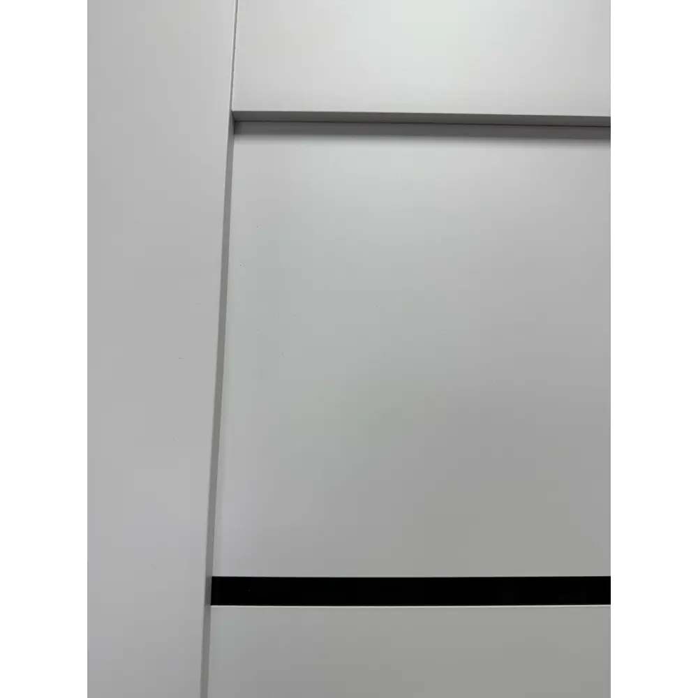 Фото 7 Дверь межкомнатная Дверные решения Рио остеклённая 90х200см ПВХ цвет белый без замка и петель