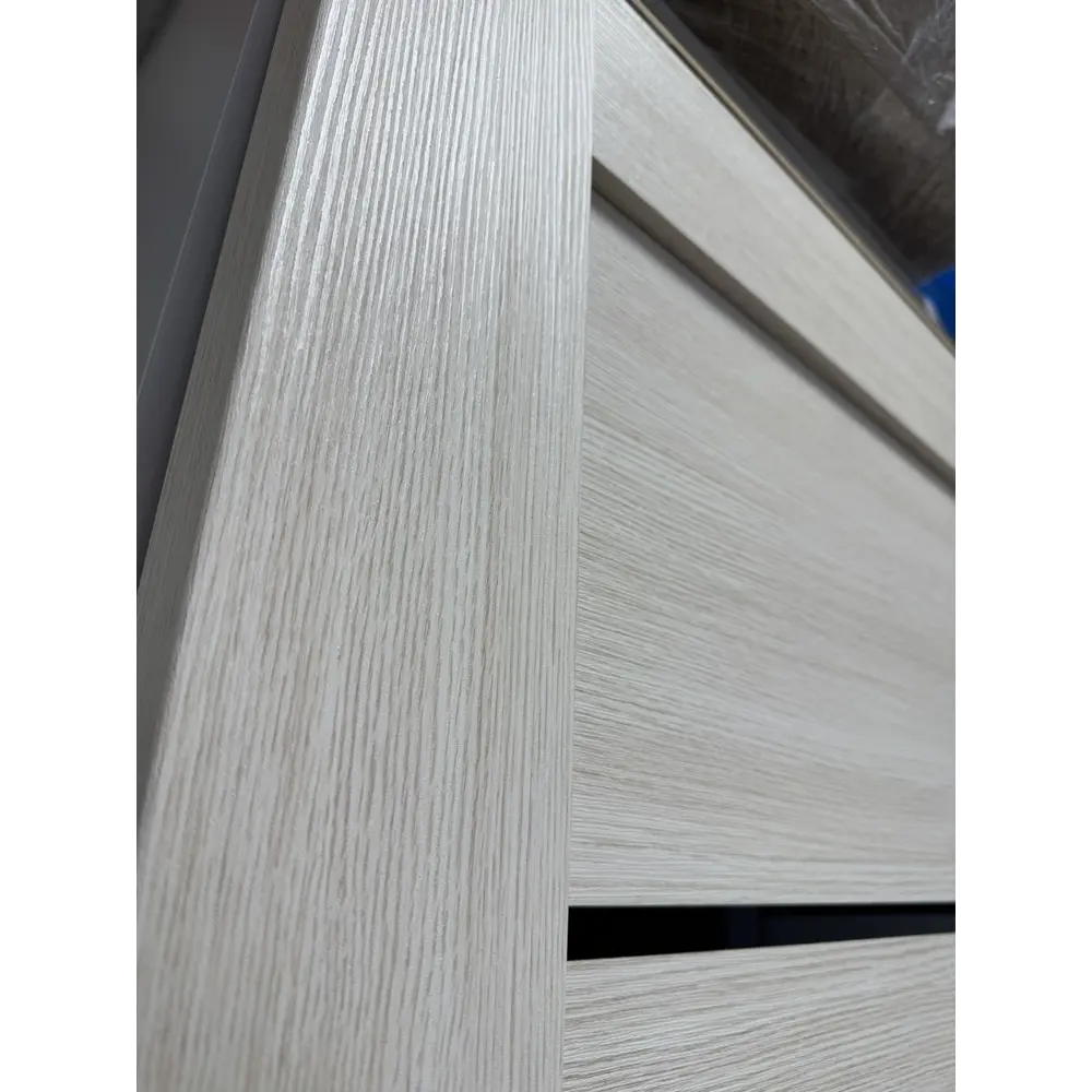 Фото 2 Дверь межкомнатная Дверные решения Рио остеклённая 90x200см ПВХ цвет лиственница светлая без замка и петель