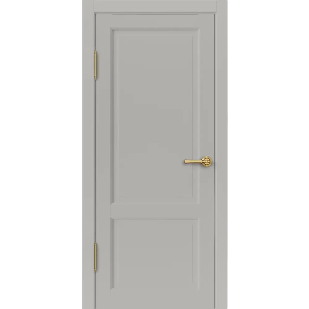 Фото 3 Комплект межкомнатной двери Дверные решения Криста-2 глухая 200x70см ПВХ цвет лофт светлый с коробом и наличниками