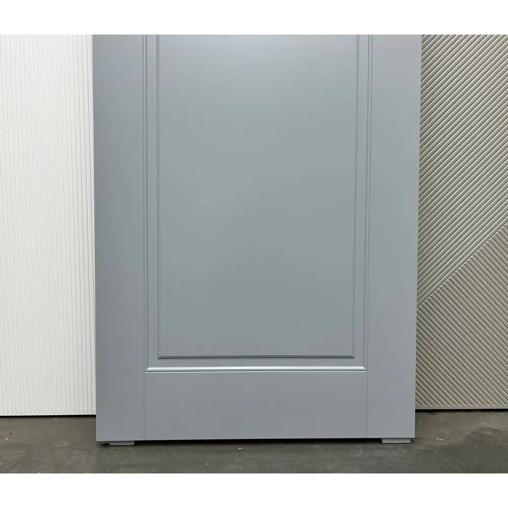 Фото 6 Комплект межкомнатной двери Wanmark Скай-1 глухая 200x80см цвет серый с коробкой и наличниками Фото 6 Комплект межкомнатной двери Wanmark Скай-1 глухая 200x80см цвет серый с коробкой и наличниками