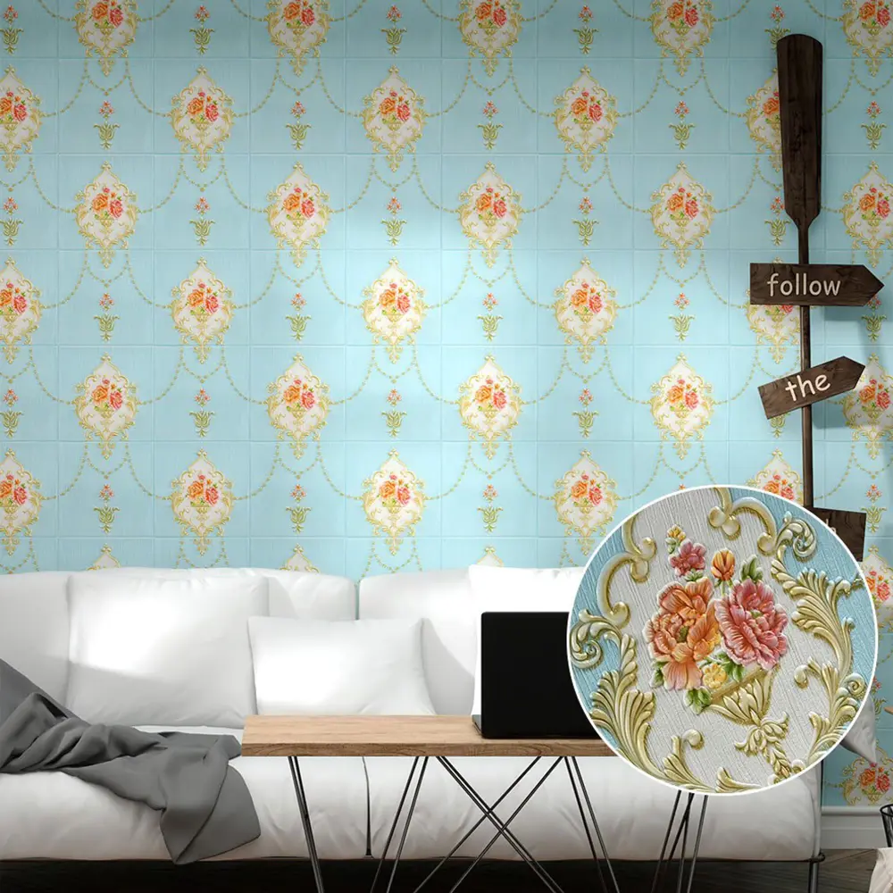 Фото 4 Панель ПВХ Lako decor Барокко 700x700мм 0.49м² 1шт голубой Фото 4 Панель ПВХ Lako decor Барокко 700x700мм 0.49м² 1шт голубой