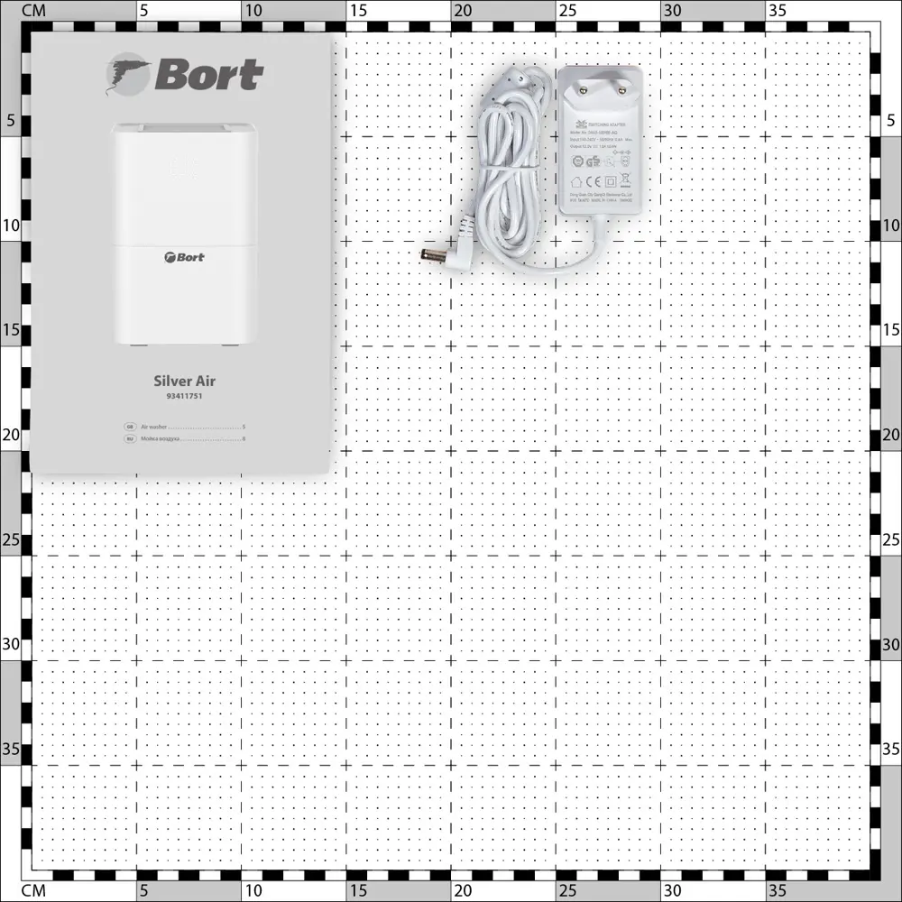 Фото 3 Увлажнитель воздуха ультразвуковой Bort Silver Air цвет белый Фото 3 Увлажнитель воздуха ультразвуковой Bort Silver Air цвет белый