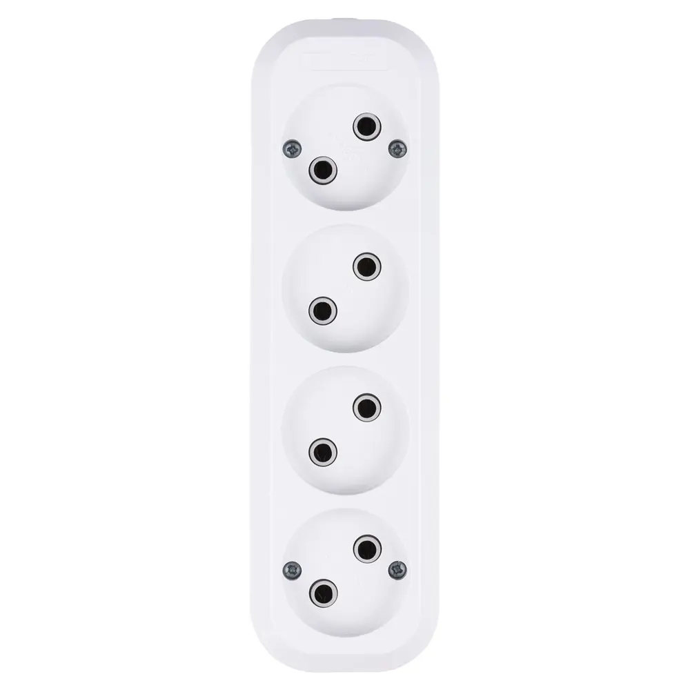 Фото 2 Колодка для удлинителя TDM Electric SQ1806-0011 4 розетки без заземления 2500 Вт цвет белый Фото 2 Колодка для удлинителя TDM Electric SQ1806-0011 4 розетки без заземления 2500 Вт цвет белый