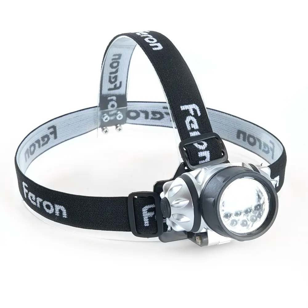Фото Фонарь налобный Feron TH2304 на батарейках 3хAAA, 3W 14LEDs IP44 пластик Фото Фонарь налобный Feron TH2304 на батарейках 3хAAA, 3W 14LEDs IP44 пластик