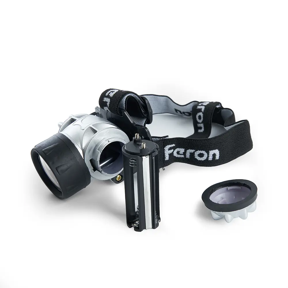 Фото 2 Фонарь налобный Feron TH2304 на батарейках 3хAAA, 3W 14LEDs IP44 пластик Фото 2 Фонарь налобный Feron TH2304 на батарейках 3хAAA, 3W 14LEDs IP44 пластик