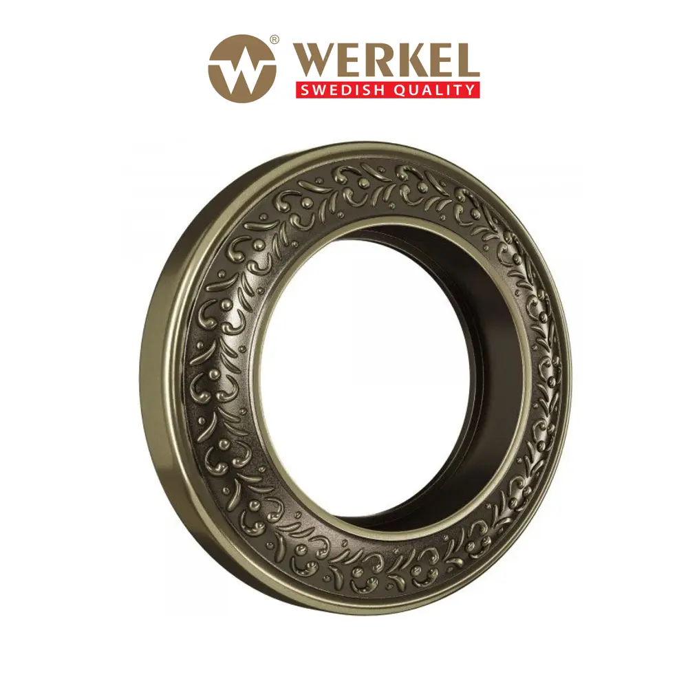 Фото Рамка для розеток и выключателей Werkel Antik Runda 1 пост цвет бронза Фото Рамка для розеток и выключателей Werkel Antik Runda 1 пост цвет бронза