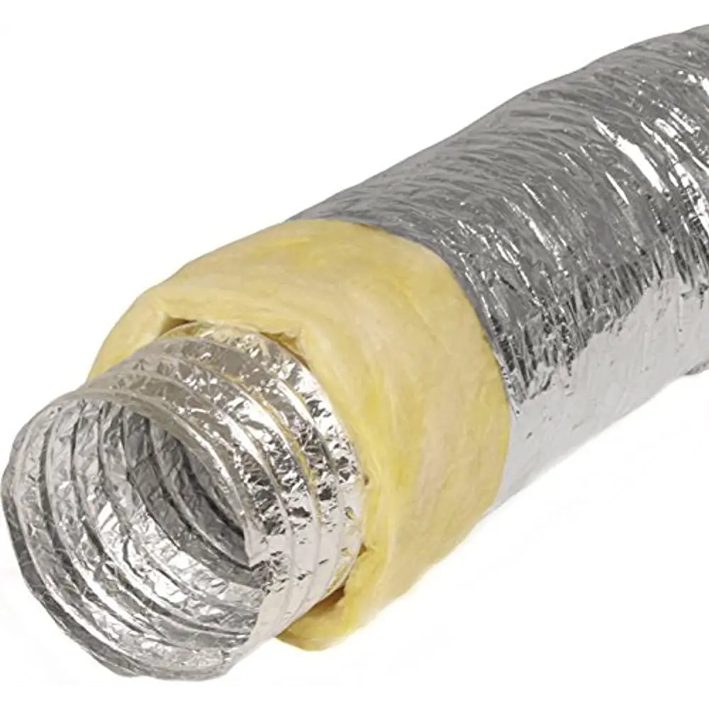 Фото Воздуховод гибкий Diaflex ISODFm-160 D160 мм 5 м фольга Фото Воздуховод гибкий Diaflex ISODFm-160 D160 мм 5 м фольга
