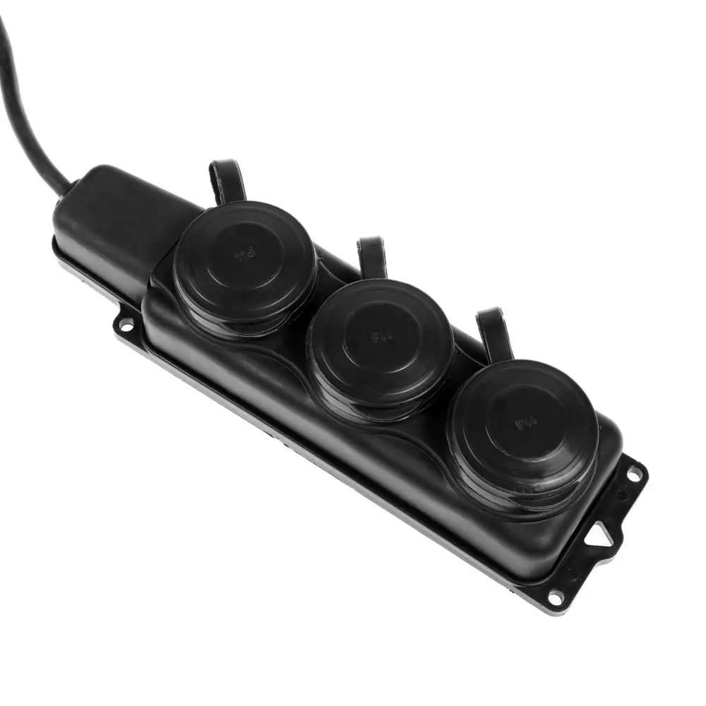 Фото Удлинитель с заземлением Luazon lighting 6884816 3 розетки 50 м