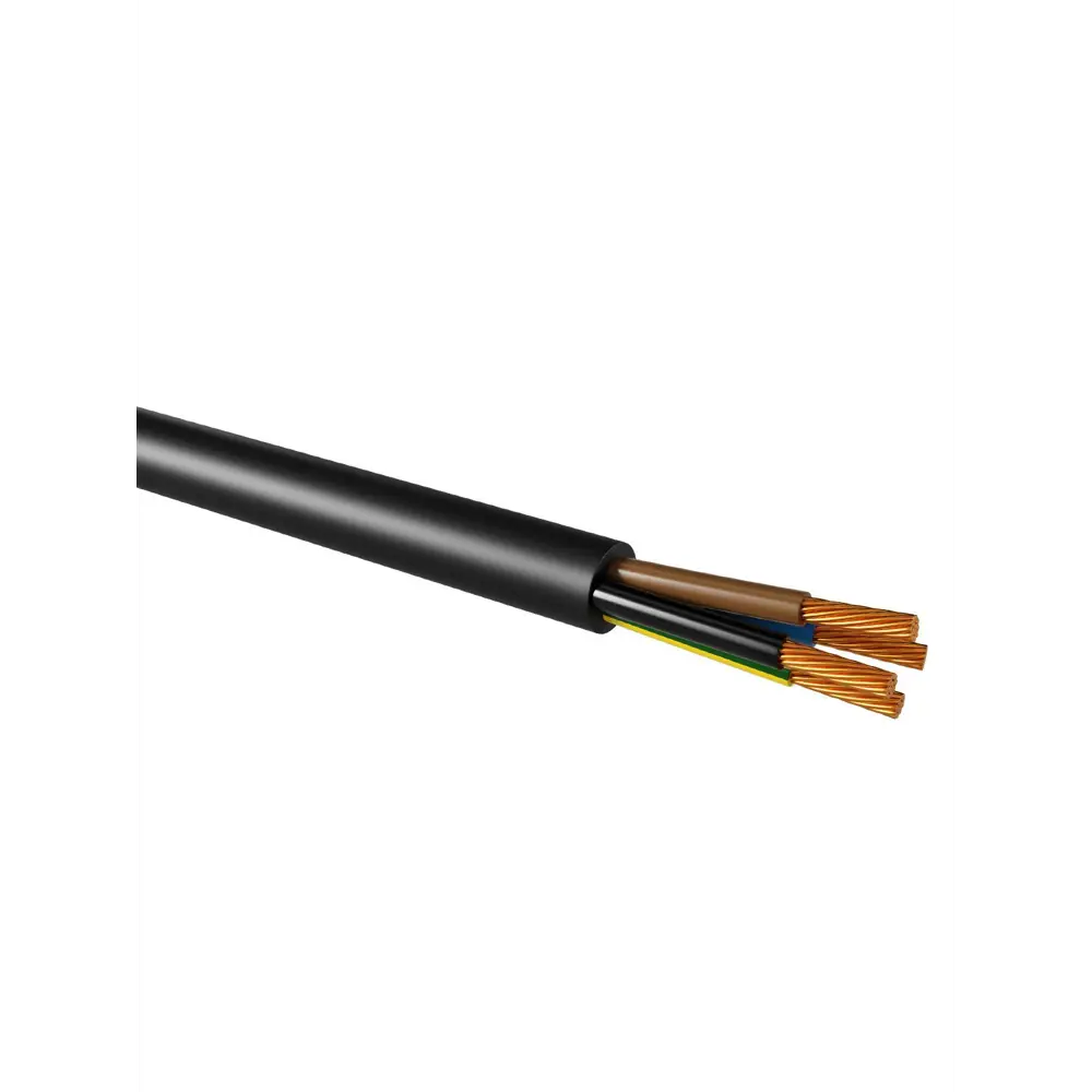 Фото 2 Провод TDM Electric ПВС 4x1.5 5 м цвет черный ГОСТ