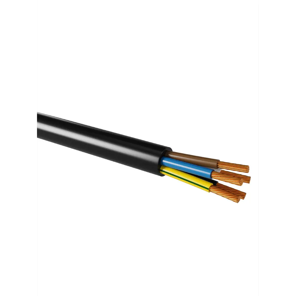 Фото 2 Провод TDM Electric ПВС 5x1 50 м цвет черный ГОСТ