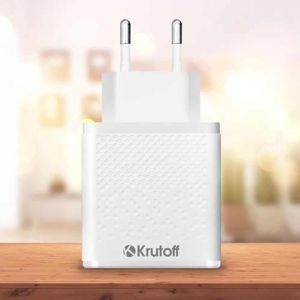 Фото 2 Зарядное устройство Krutoff 03576 5 В 2 USB Фото 2 Зарядное устройство Krutoff 03576 5 В 2 USB