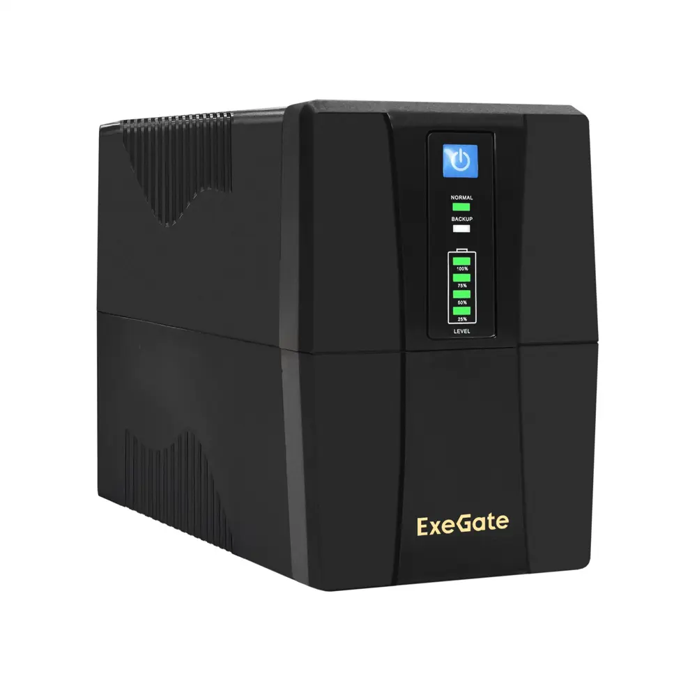 Фото Источник бесперебойного питания Exegate UNB-800.LED.AVR.2SH 800 ВА 480 Вт Фото Источник бесперебойного питания Exegate UNB-800.LED.AVR.2SH 800 ВА 480 Вт
