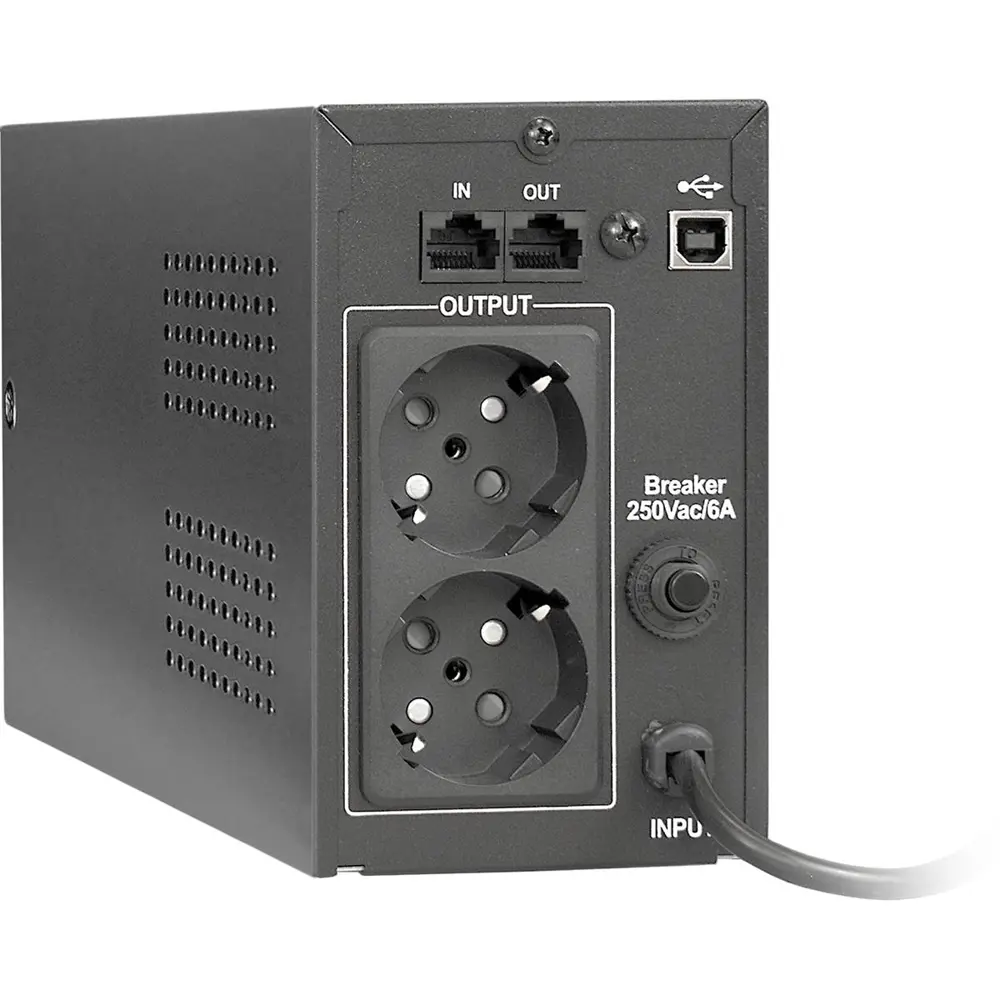 Фото Источник бесперебойного питания Exegate ULB-650.LCD.AVR.2SH.RJ.USB 650 ВА 360 Вт Фото Источник бесперебойного питания Exegate ULB-650.LCD.AVR.2SH.RJ.USB 650 ВА 360 Вт