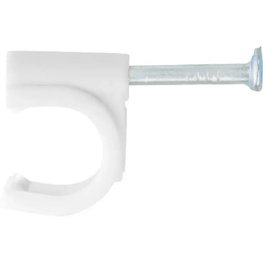 Фото Скобы электроустановочные Сибртех 47514 5 мм круглый профиль 50 шт Фото Скобы электроустановочные Сибртех 47514 5 мм круглый профиль 50 шт