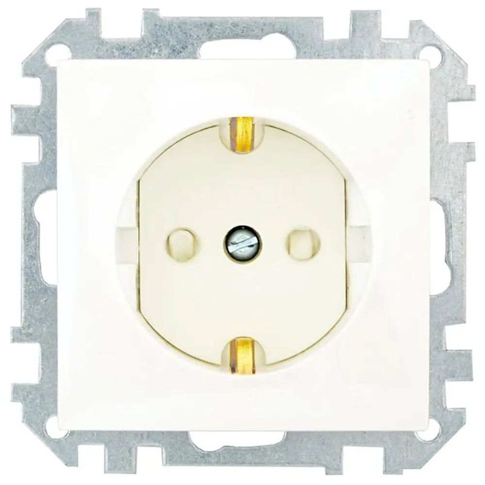 Фото Розетка встраиваемая Bylectrica Стиль РС16-529 с заземлением цвет бежевый Фото Розетка встраиваемая Bylectrica Стиль РС16-529 с заземлением цвет бежевый