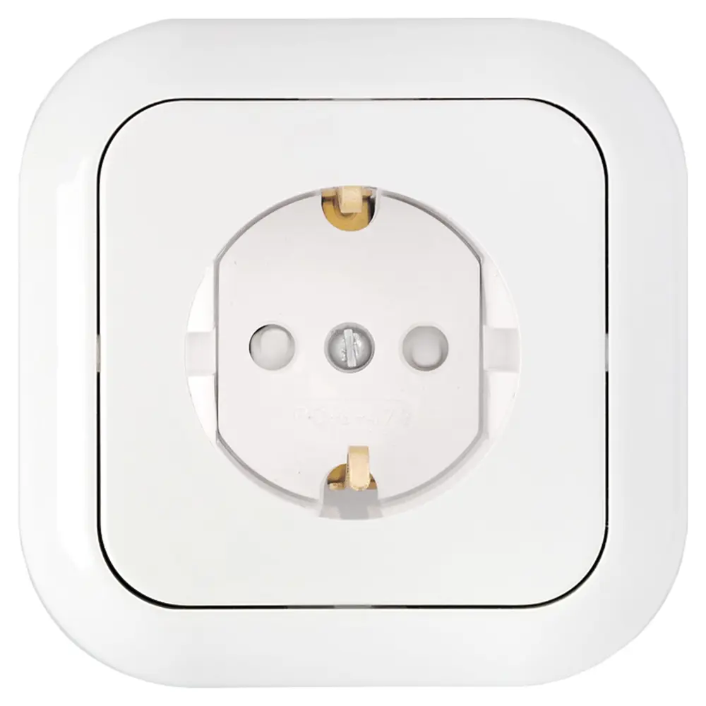 Фото Розетка встраиваемая Bylectrica Гармония РС16-253 с заземлением цвет белый Фото Розетка встраиваемая Bylectrica Гармония РС16-253 с заземлением цвет белый