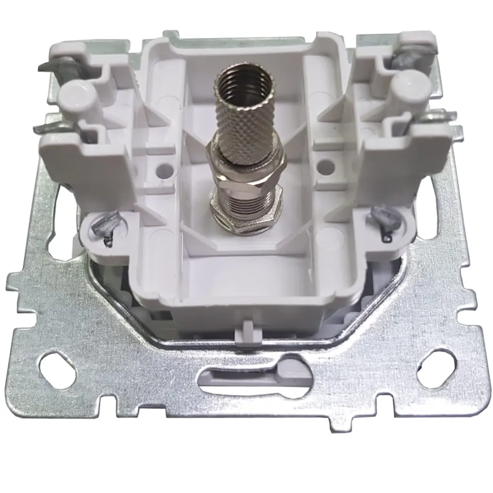 Фото 2 Розетка телевизионная встраиваемая Nilson Touran/Alegra/Thor 24130465 цвет серебро Фото 2 Розетка телевизионная встраиваемая Nilson Touran/Alegra/Thor 24130465 цвет серебро