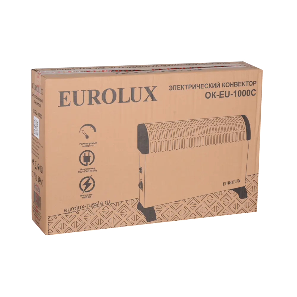 Фото 7 Конвектор электрический Eurolux 67/4/28 1000 Вт