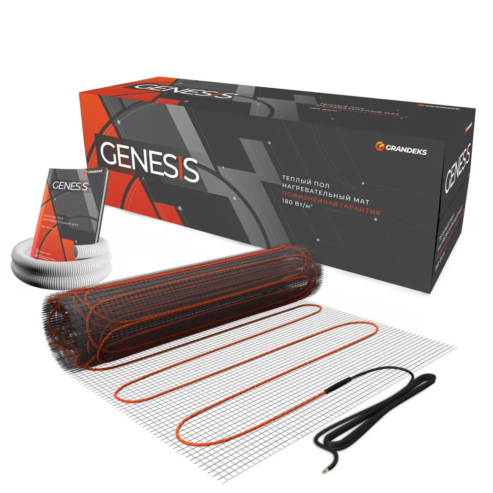 Фото 3 Нагревательный мат для теплого пола Genesis 2 м² 360 Вт Фото 3 Нагревательный мат для теплого пола Genesis 2 м² 360 Вт