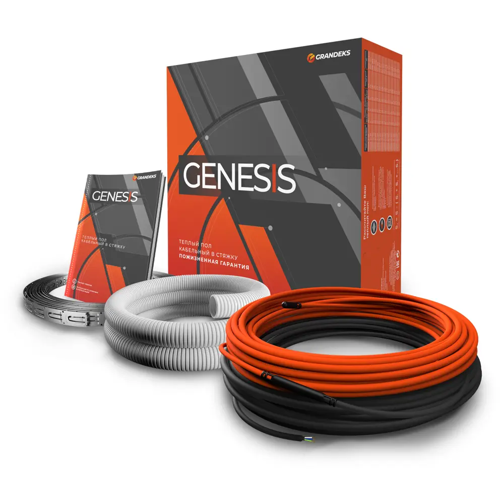 Фото 2 Нагревательный кабель для теплого пола Genesis 3.3 м² 500 Вт Фото 2 Нагревательный кабель для теплого пола Genesis 3.3 м² 500 Вт