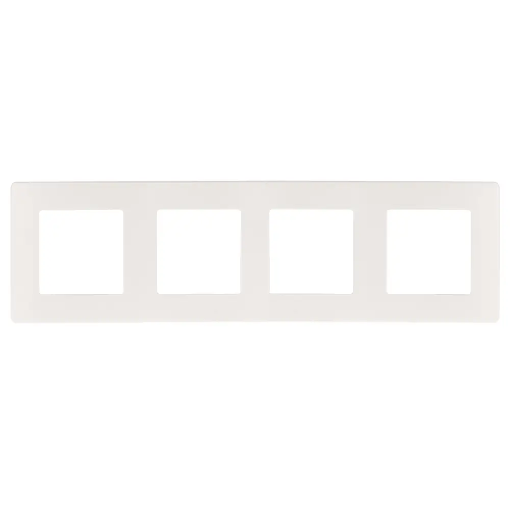 Фото Рамка для розеток и выключателей Эра 12-5104-02 4 поста цвет белый Фото Рамка для розеток и выключателей Эра 12-5104-02 4 поста цвет белый